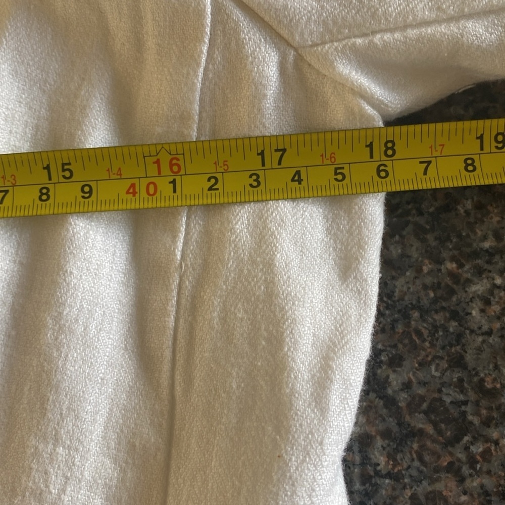 LOFT White Linen Jacket NEW Size 6 - Picture 10 of 10